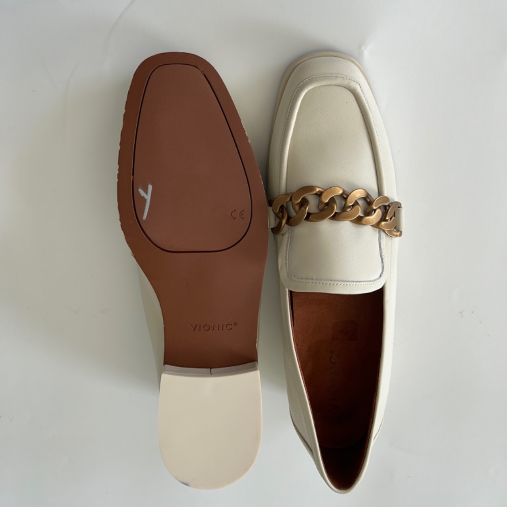 Vionic Women's Mizelle Cream Loafers Size 11 Excellent Condition - Picture 7 of 9